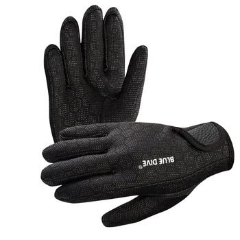 1,5 мм Противоскользящие перчатки для плавания с аквалангом Мягкие теплые перчатки для гидрокостюма для взрослых Женщин Мужчин Подводного плавания Серфинга водных видов спорта