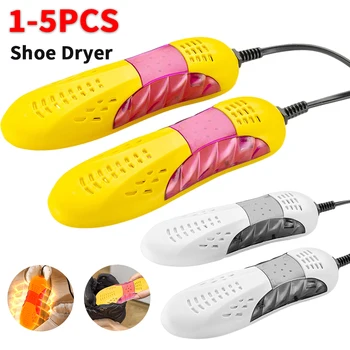 1-5шт Электрическая сушилка для обуви Устраняет запах УФ-дезодорант для обуви, быстросохнущий осушитель для сушки обуви для домашнего хозяйства, общежития