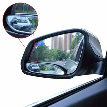 1 пара зеркал для слепых зон Авто 360 ° широкоугольные выпуклые аксессуары для безопасности салона автомобиля вид на внедорожник сзади защита автомобиля сбоку Tr H2T9