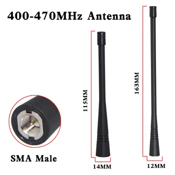 1 шт. антенна для рации универсальный SMA мужской UHF короткий антенный адаптер Baofeng UV-5R Quansheng MOTOROLA Wanhua