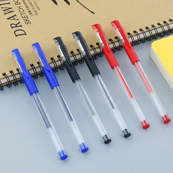 10 шт. нейтральная ручка европейского стандарта 0,5 мм с карбоновой головкой на водной основе, ручка для подписи, школьные канцелярские принадлежности для офиса