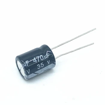 10шт Электролитический конденсатор высокого качества 35V470UF 10 *13 мм 470UF 35V 10*13