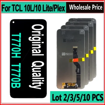 2/3/5/10 ШТ ЖК-дисплей Для TCL 10L LCD TCL 10 Lite T770H T770B ЖК-дисплей С Сенсорным Экраном и Цифровым Преобразователем в сборе