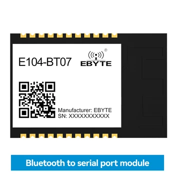 2,4 ГГц BLE5.1 UART SMD с низким энергопотреблением Bluetooth Для последовательного модуля E104-BT07 130m Поддерживает Конфигурацию iBeacon Small Size Air