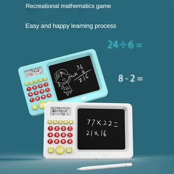 2 В 1 Детский математический калькулятор для вычисления рта, калькулятор для раннего образования, блокнот для обучения мышлению