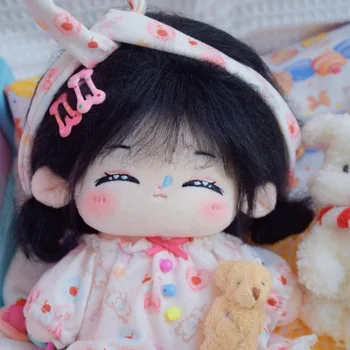 20-сантиметровая кукла Kawaii Аниме, Плюшевые хлопковые куклы, Милые мягкие фигурки на заказ, Хлопковые куклы 