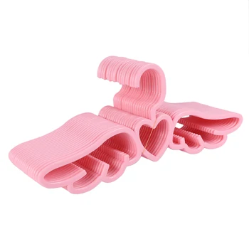 20 шт. Новая Дизайнерская Пластиковая вешалка для одежды Fly Angel, вешалка для нижнего белья с милым розовым шарфом 