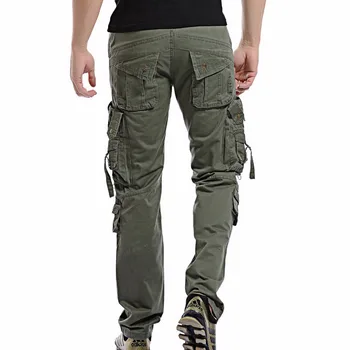 2023 Модные военные брюки-карго, мужские брюки, комбинезоны, повседневные мешковатые армейские брюки-карго, мужские Большие размеры, тактические брюки с несколькими карманами