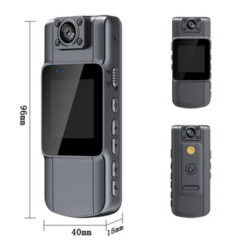 2023 НОВЫЙ Видеомагнитофон ночного видения L11 1080P HD Мини-камера для правоохранительных органов DV с задней клипсой Wifi Action Camera