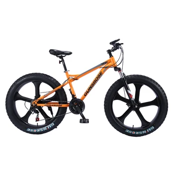26 дюймовый толстый велосипед с 5 ножевым колесом из высокоуглеродистой стали для взрослых толстые шины горные велосипеды 4.0 big wheel велосипеды Beach cruiser снежный велосипед