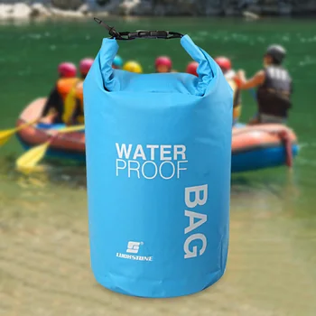 2Л Спортивная водонепроницаемая Сухая сумка рюкзак Плавающий на лодках Каякинг кемпинг