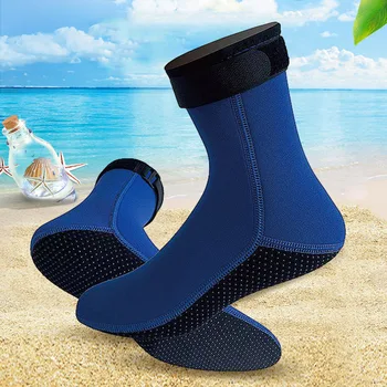 3 мм Неопреновые Пляжные Водные Носки Без Края Носок Рот Противоскользящие Носки Для Плавания Анти-Медузы Теплые Носки для Подводного Плавания для Водных Видов спорта