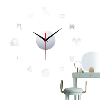 3D настенные часы, сделай САМ, Бескаркасные настенные часы, наклейки на стену, часы Созвездие для гостиной, офиса, кухни, декора.