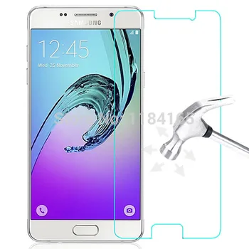 3шт 100% Оригинальное закаленное стекло для Samsung Galaxy A7 2016, защитная пленка, протектор экрана для Samsung SM-A710F