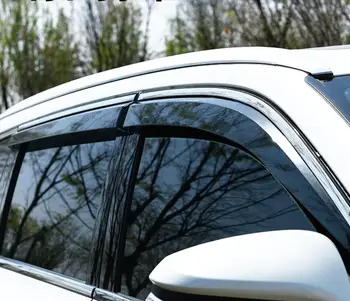 4 шт. Пластиковый наружный козырек, вентиляционные шторки, защита от солнца и дождя, Дефлектор для Audi Q3 Coupe 2020 JF