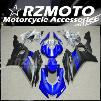 4Gifts Новый Комплект Мотоциклетных Обтекателей ABS, Пригодный Для YAMAHA YZF R6 2017 2018 2019 2020 2021 2022 2023 Комплект кузова Черный Синий