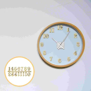 5 Комплектов Декоративных часов С Арабским Номером Номерной Знак часов С Арабскими Настенными Цифровыми Римскими Цифрами Кварцевое Украшение