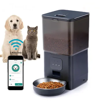 6L Smart WIFI Automatische Pet Feeder APP Control Katzenfutter Dispenser Hund Automatische Feeder Pet Timing Stimme Schüssel für