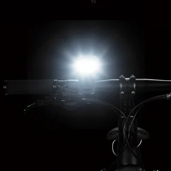 800LM Велосипедный Передний Фонарь Type-C USB Зарядка 1000 мАч Велосипедный Руль Лампа 6 Режимов Цифровой Дисплей Мощности для Освещения Ночной Езды