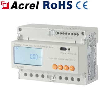 Acrel power quality AC meter DTSD1352 на Din-рейке установлен сертификат CE RoHS
