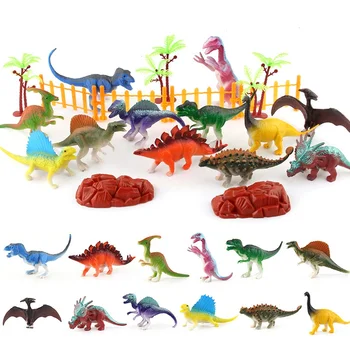 Amazon Модель животного-симулятора Юрского периода, игрушка-динозавр, Тираннозавр, Модель Птерозавра, Набор маленьких динозавров