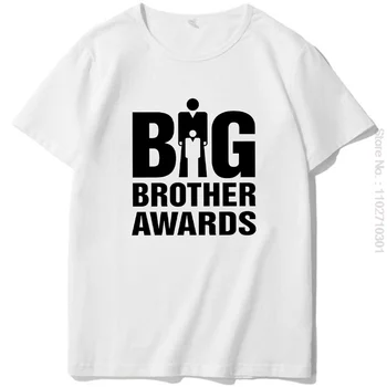 Big Brother Awards Летняя уличная одежда в стиле харадзюку, графические футболки, негабаритные мужские футболки с коротким рукавом, футболки, топы, мужская одежда
