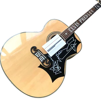 Custom shop, сделано в Китае, 43-дюймовая акустическая гитара, односторонняя деревянная гитара, бесплатная доставка