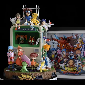 Digimon Adventure Тайчи Ягами Агумон Фигурка Из Смолы Модель Коллекция Аниме Игрушек Косплей Детские Игрушки Аниме Игрушки Рождественские Подарки