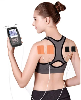 EMS стимулятор TENS Терапевтический аппарат для снятия боли в теле Физический 12 режимов работы, 6 EMS мышечный тренажер