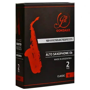 GONZALEZ Eb Alto Classic Black Box Reed [10 шт. / коробка] Импортирован из Аргентины в оригинальной упаковке