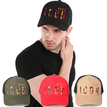 ICON черная белая летняя Сетчатая кепка мужская бейсболка с надписью TOP brand женская шляпа из 100% хлопка унисекс с надписью dsq2 бейсболка для мужчин