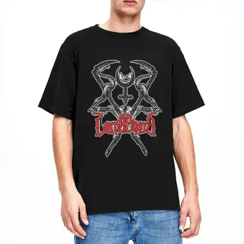 Lorna Shore Death Metal Stuff Рубашка для Мужчин Женщин в стиле Панк-Хипстер из 100% Хлопка, Футболки С Круглым Вырезом И Коротким Рукавом, Всесезонная Ткань