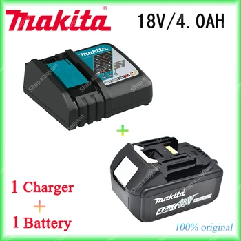 Makita Оригинальное Литий-ионное Зарядное Устройство 14,4 В/18 В Makita 4.0Ah DC18RF BL1840 BL1830 BL1430BL1440 DC18RC Для Зарядки Аккумулятора С USB-Портом