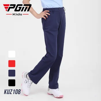 PGM, Быстросохнущая одежда для гольфа, Детские брюки, Модные дышащие брюки для девочек, спортивная одежда на открытом воздухе, Хлопковые брюки, Мягкие KUZ108