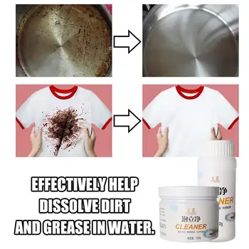 Pao LiJing Чистящее средство Многофункциональный Пузырчатый порошок для туалета и кухни, эффективно удаляющий грязь из кастрюли N4N4