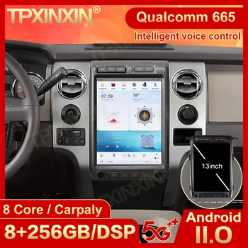 Qualcomm Android 11 Tesla Экран Мультимедийный Стерео Для Ford F150 2009 2010 2011 2012 2013 2014 GPS Navi Радио Плеер Головное Устройство