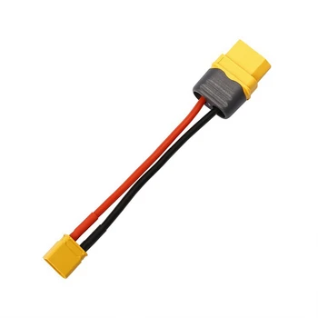 RC Аккумуляторный кабель Amass XT60-XT30 с Т-образным разъемом, штекер-розетка с силиконовым проводом 16AWG 100 мм