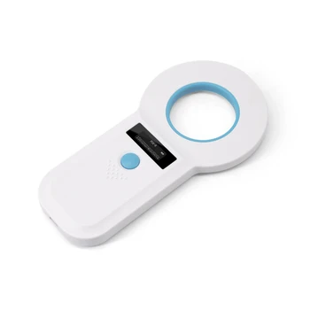 RFID Bluetooth 134,2 кГц Считыватель для собак и кошек для ушных меток животных, Стеклянный чип RFID, ручной считыватель микрочипов, сканер для домашних животных