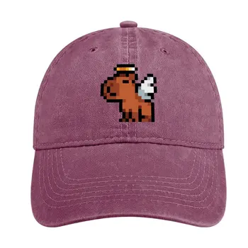 Smol Pixel Capybara - Ковбойская шляпа ангела, пушистая шляпа, новинка в шляпе, модные шляпы, женские, мужские