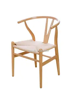 Y стул обеденный стул из массива дерева бытовой стул из массива дерева современный простой стул из ротанга стул для учебы в ресторане из ясеня