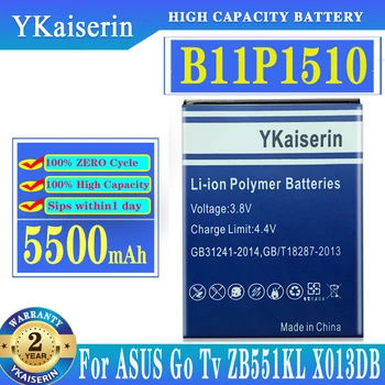 YKaiserin Для ASUS ZB551KL Аккумулятор для телефона ASUS ZenFone Go TV ZB551KL X013DB 5500mAh B11P1510 Batteria + Номер для отслеживания