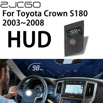 ZJCGO Авто HUD Автомобильный проектор Сигнализация головной дисплей Спидометр Лобовое стекло для Toyota Crown S180 2003 ~ 2008