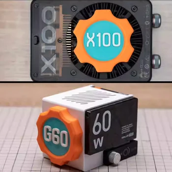 ZhiY X100 G60 Photography Fill Light Gear Shape Защитный Чехол Из АБС-Материала с 3D-Печатью Для Зеркальной Камеры Vlog Live Streaming
