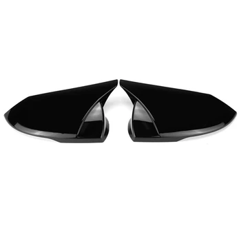 Автомобиль M Style Глянцевый Черный Чехол зеркала заднего вида, Накладка рамы, Крышки боковых зеркал заднего вида для Hyundai Elantra 2021 2022