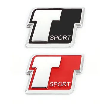 Автомобильная Наклейка T Sport Наклейки Эмблема Значок Наклейки на Задний Багажник Toyota RAV4 Corolla Prado Tundra Highlander Hiace Venza Camry