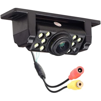 Автомобильная Резервная камера Заднего Вида Камера заднего Вида с Широким Углом обзора 170 ° 9 светодиодных Ламп Супер Четкого Ночного видения для всех автомобилей