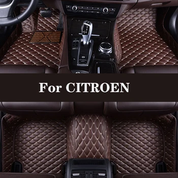 Автомобильный коврик HLFNTF Full Surround на заказ для CITROEN C4 Picasso (7-е сиденье) C8 (7-е сиденье) Автомобильные аксессуары