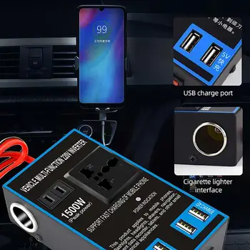 Автомобильный штекерный адаптер, универсальная розетка для адаптера питания, адаптер для прикуривателя, розетка для зарядки мобильных телефонов Samsungs