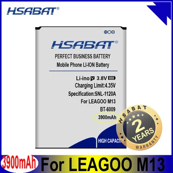 Аккумулятор высокой емкости HSABAT BT-6009 емкостью 3900 мАч для аккумуляторов смартфонов LEAGOO M13