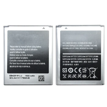 Аккумулятор для телефона Samsung Galaxy S Duos S7562 S7566 S7568 I8160 S7582 S7560 S7580 I8190 I739 I669 J1 Mini EB425161LU 1500 мАч